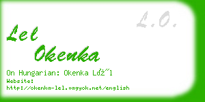 lel okenka business card